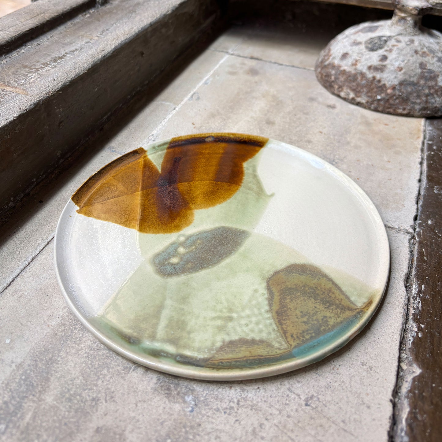 Plate MANGROVE Brown S