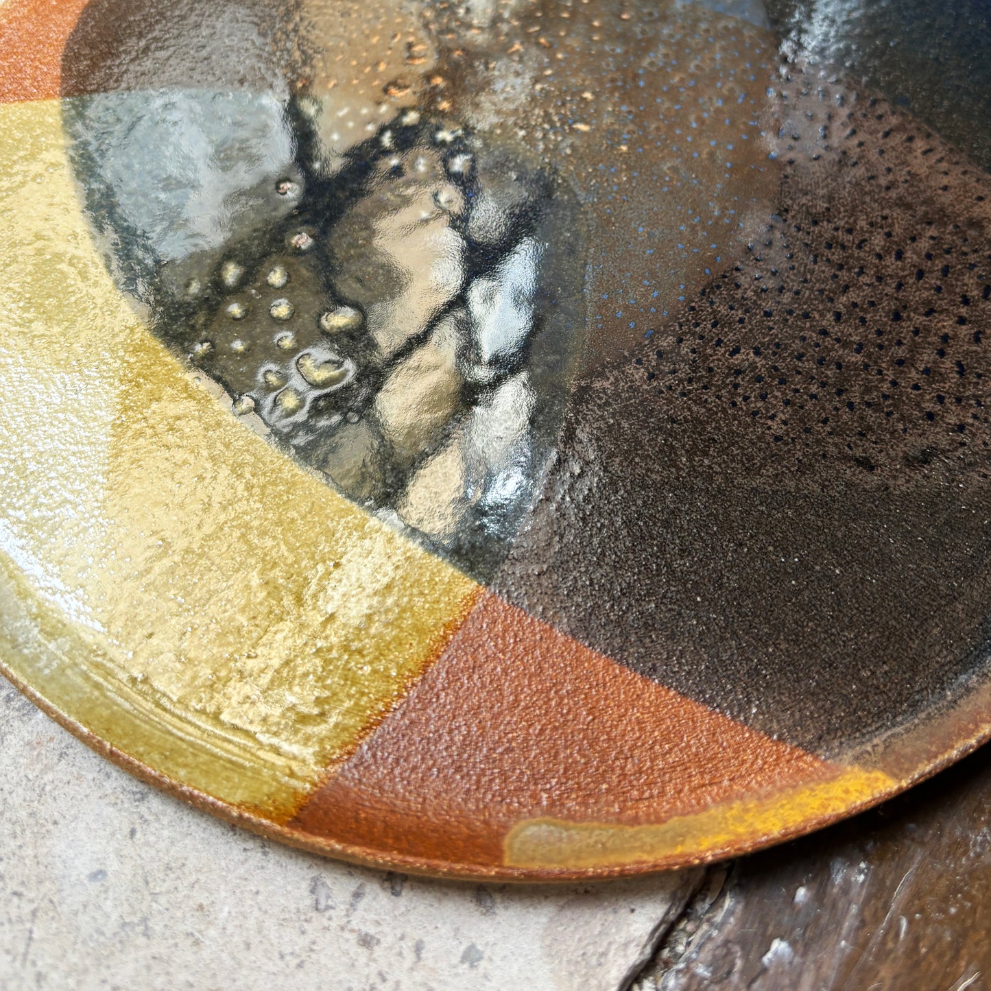 Flat plate – SEPIA / BLUE M