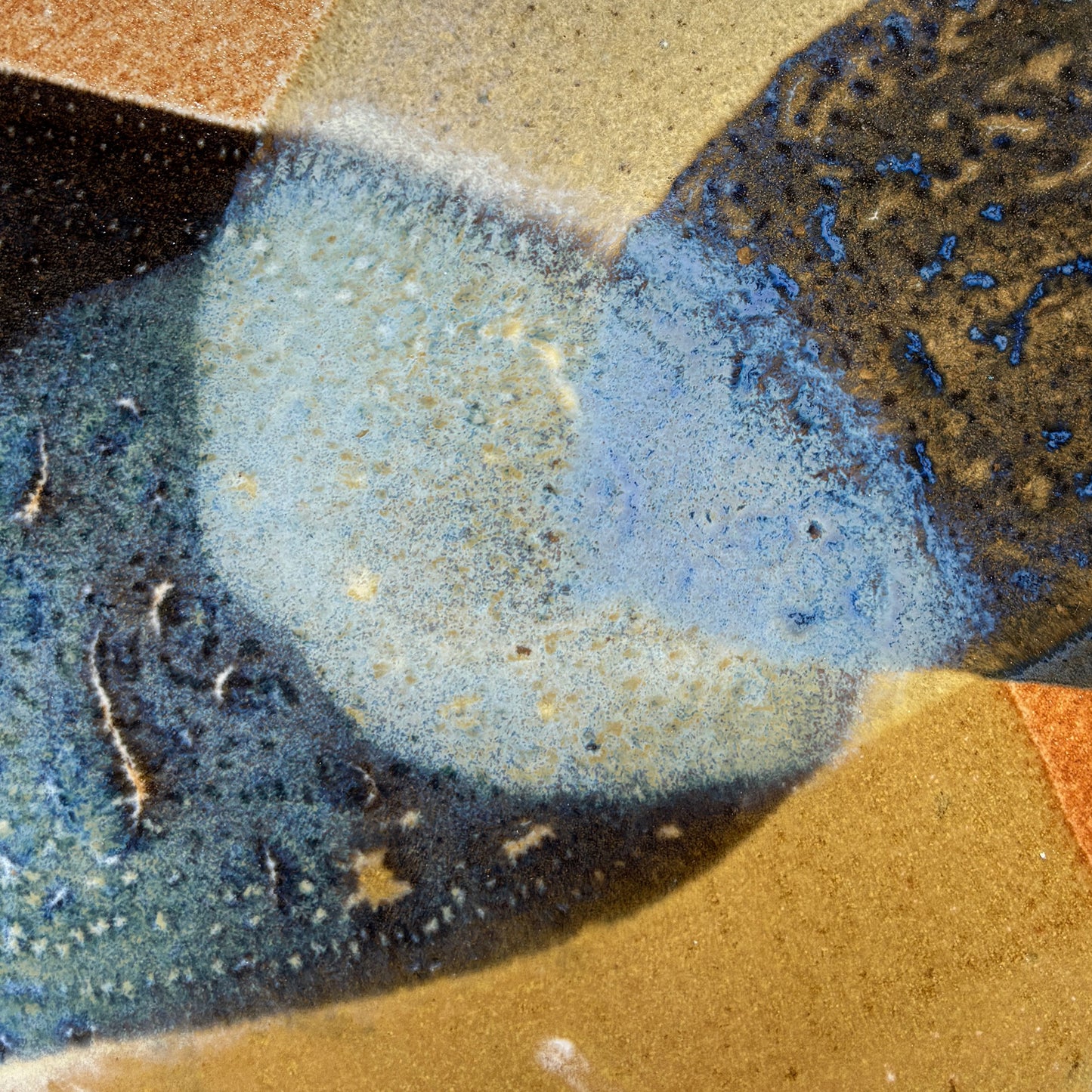 Flat plate – SEPIA / BLUE L