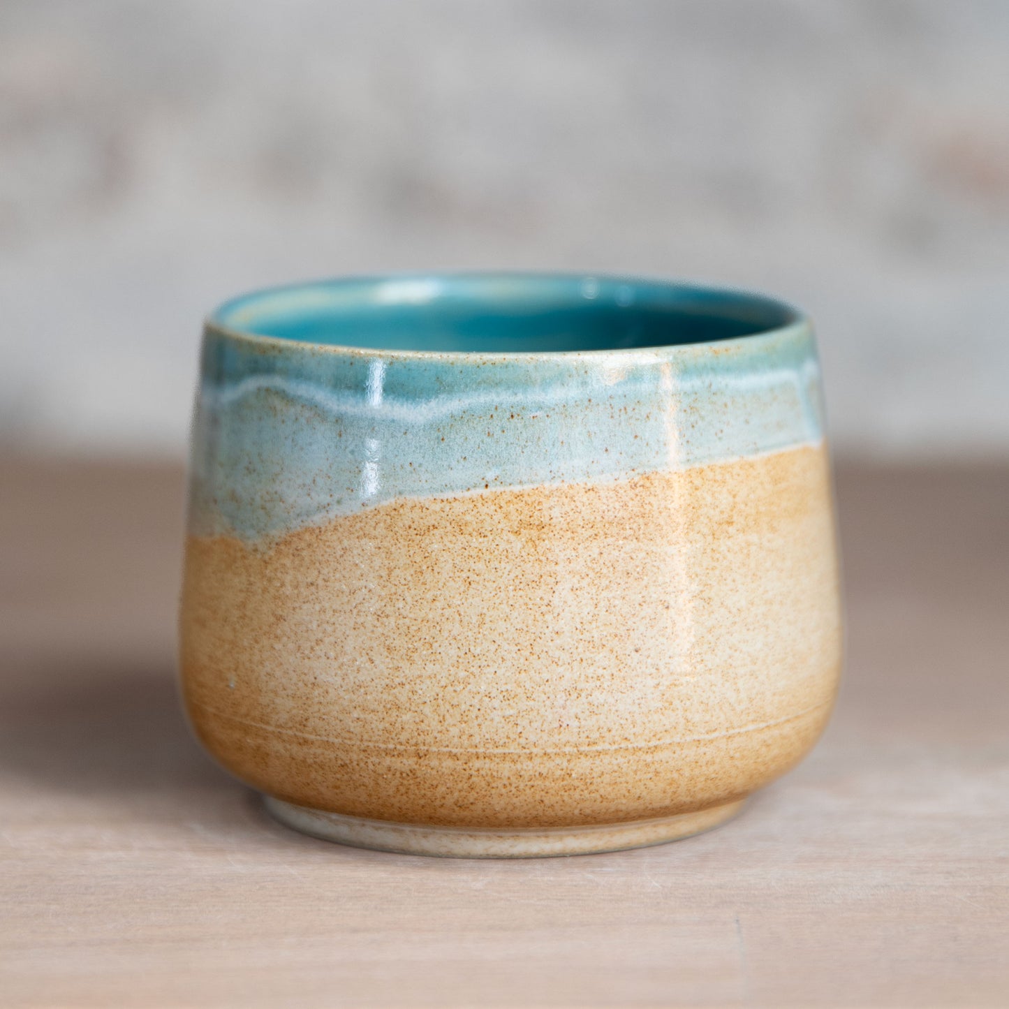 Tea bowl SHADOW BLUE
