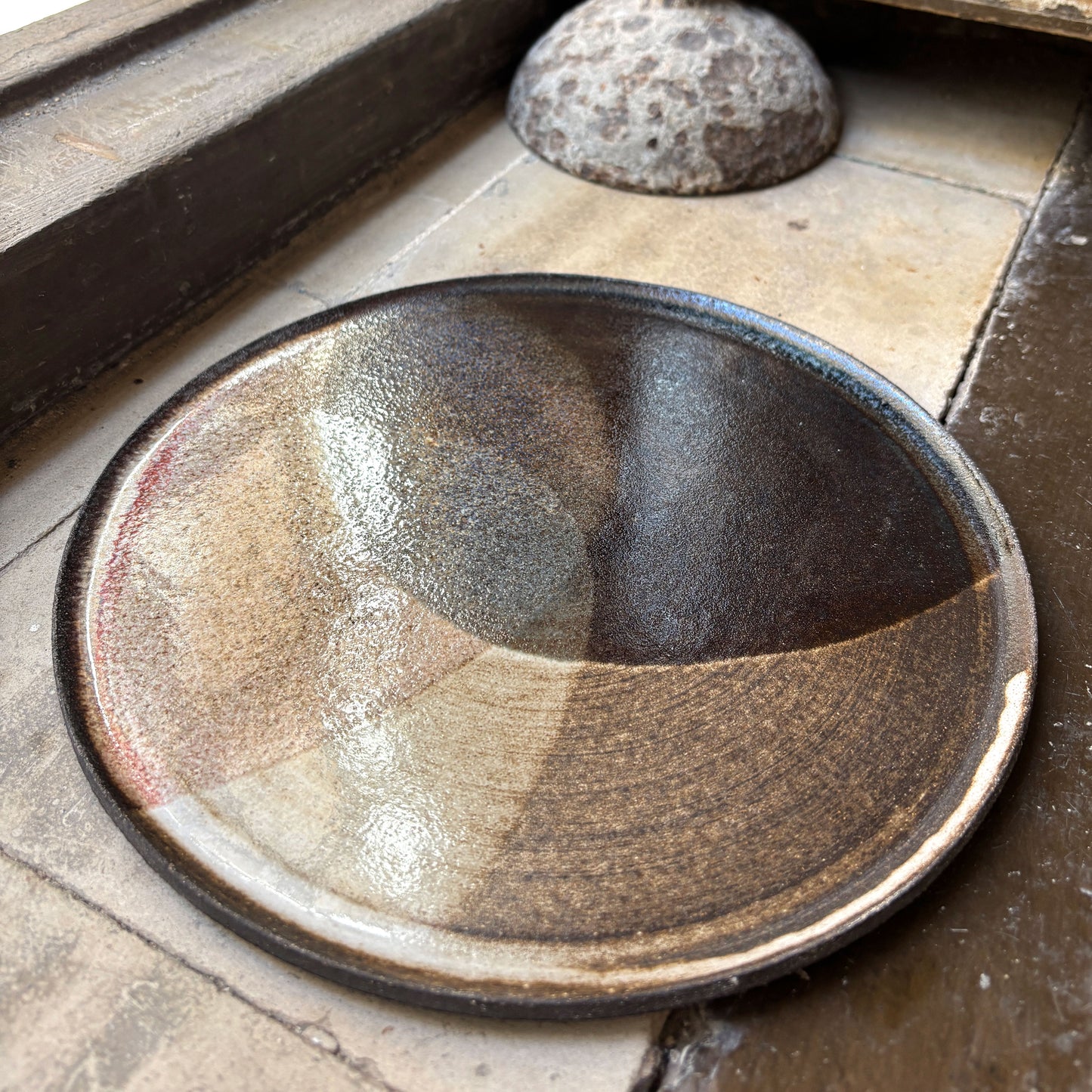 Flat plate – BLACK / RED DARK BLUE L