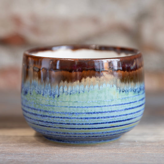 Tea bowl blue