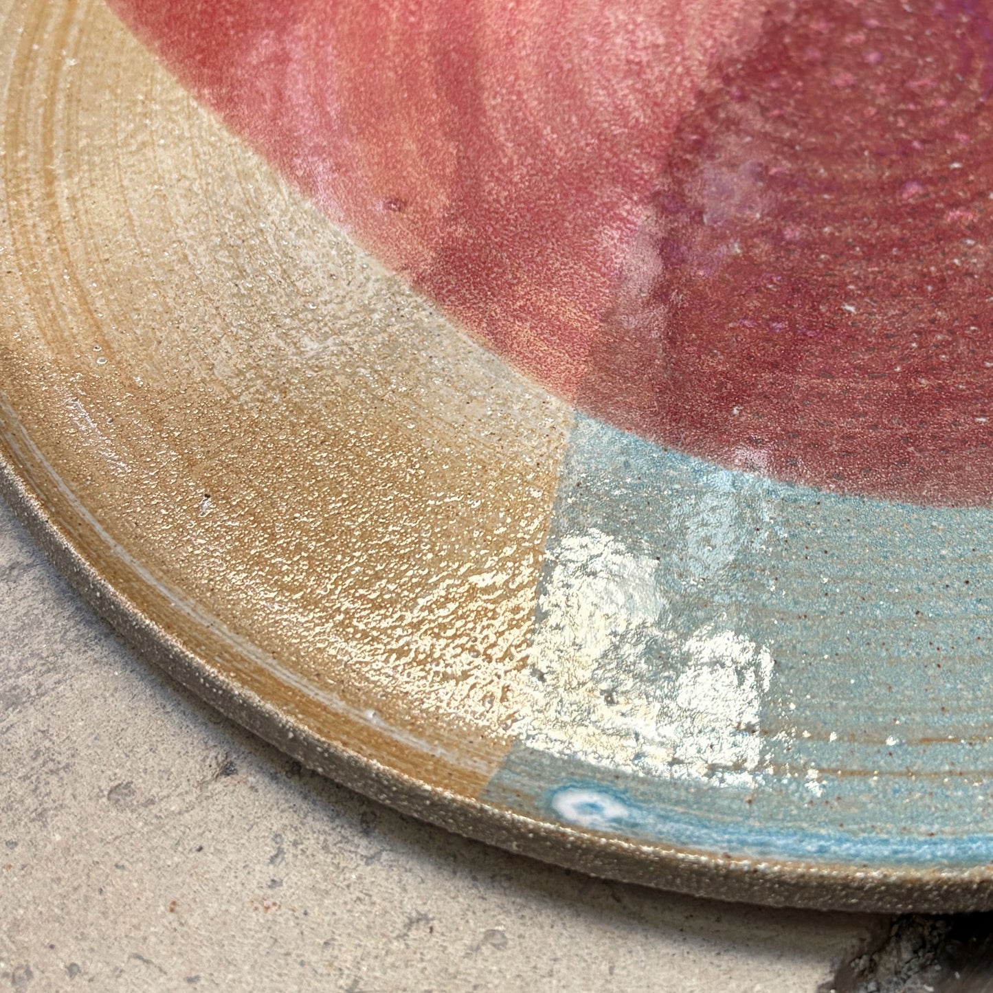 Flat plate – WHITE / PINK BLUE L