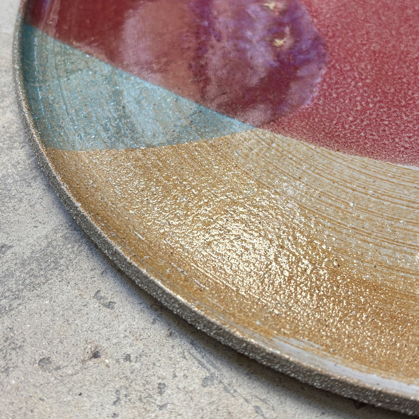 Flat plate – WHITE / PINK BLUE L