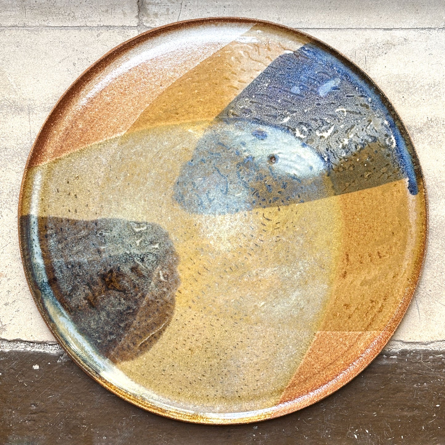 Flat plate – SEPIA / BLUE L
