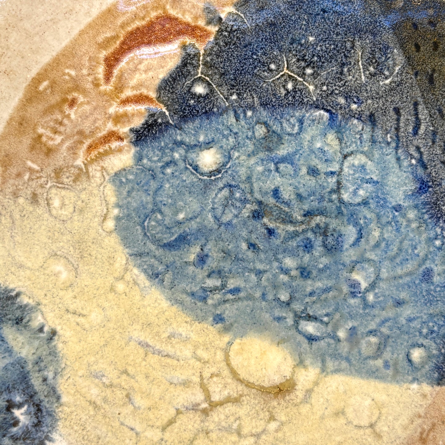 Flat plate – SEPIA / BLUE L