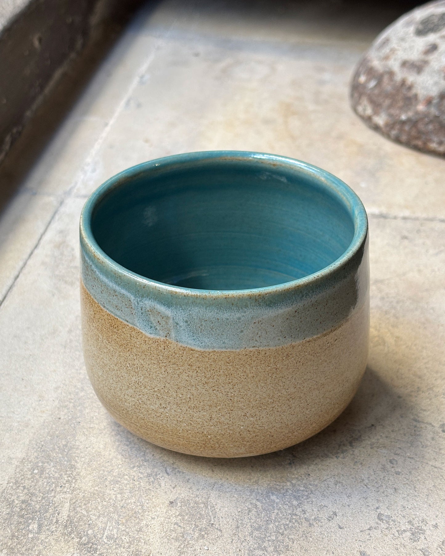 Tea bowl SHADOW BLUE
