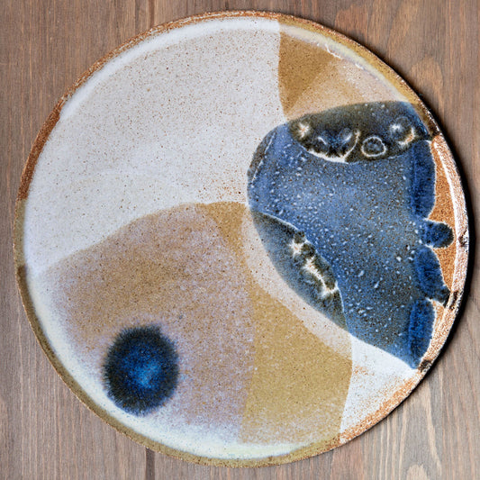 Flat plate – SEPIA / BLUE L